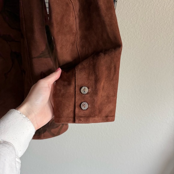 Free people Nigel Preston Suede Roses Jacket - Picture 6 of 7